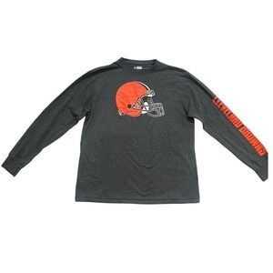 NFL Cleveland Browns Long Sleeve TShirt - Mens Large - Official Team Apparel